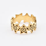 R68011040-R-0S: Gold Vermeil 18k