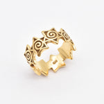 R68011040-R-0S: Gold Vermeil 18k