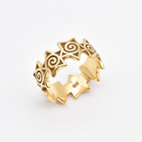 R68011040-R-0S: Gold Vermeil 18k