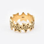 R68011040-R-0S: Gold Vermeil 18k