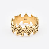 R68011040-R-0S: Gold Vermeil 18k