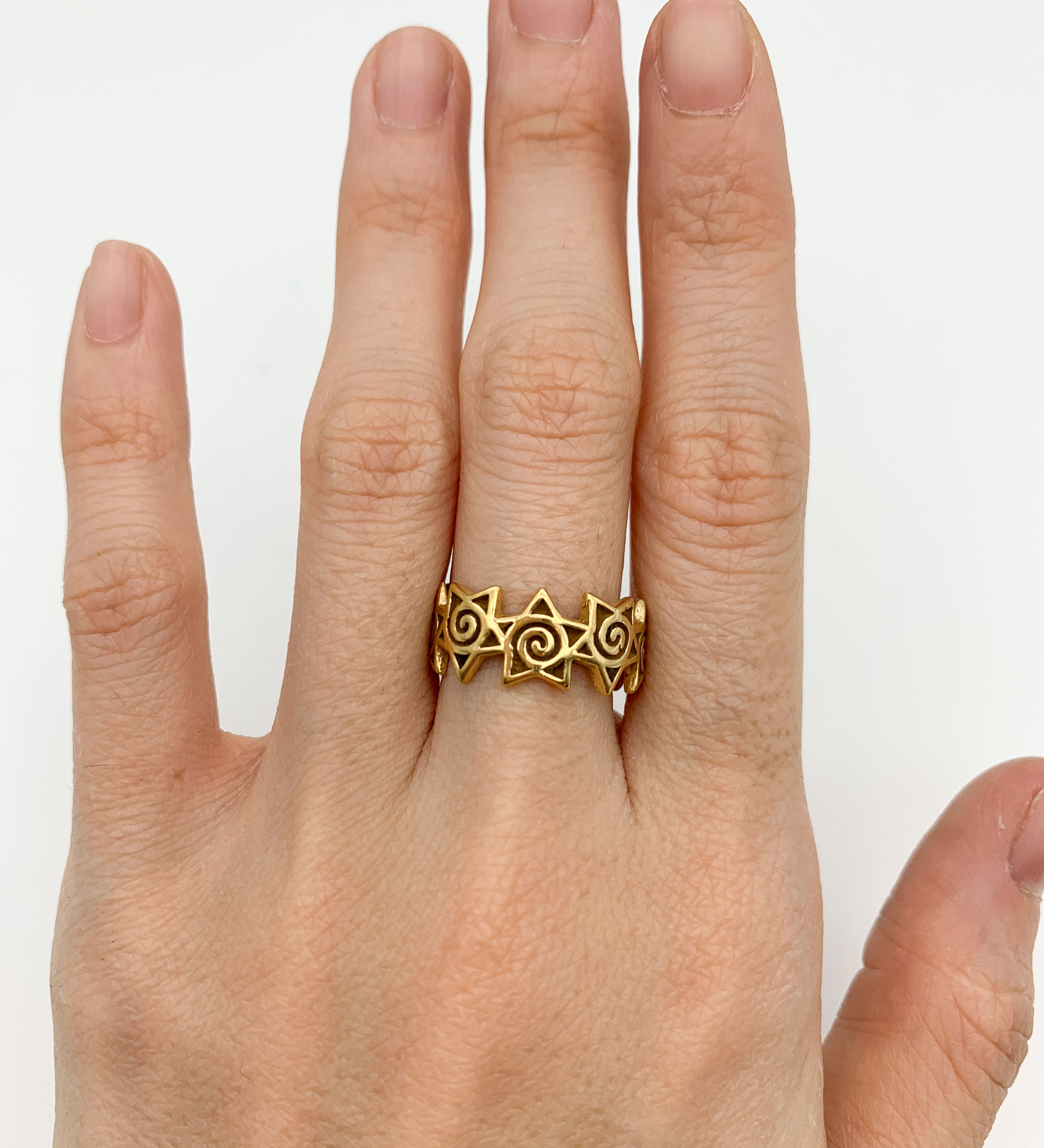 R68011040-R-0S: Gold Vermeil 18k