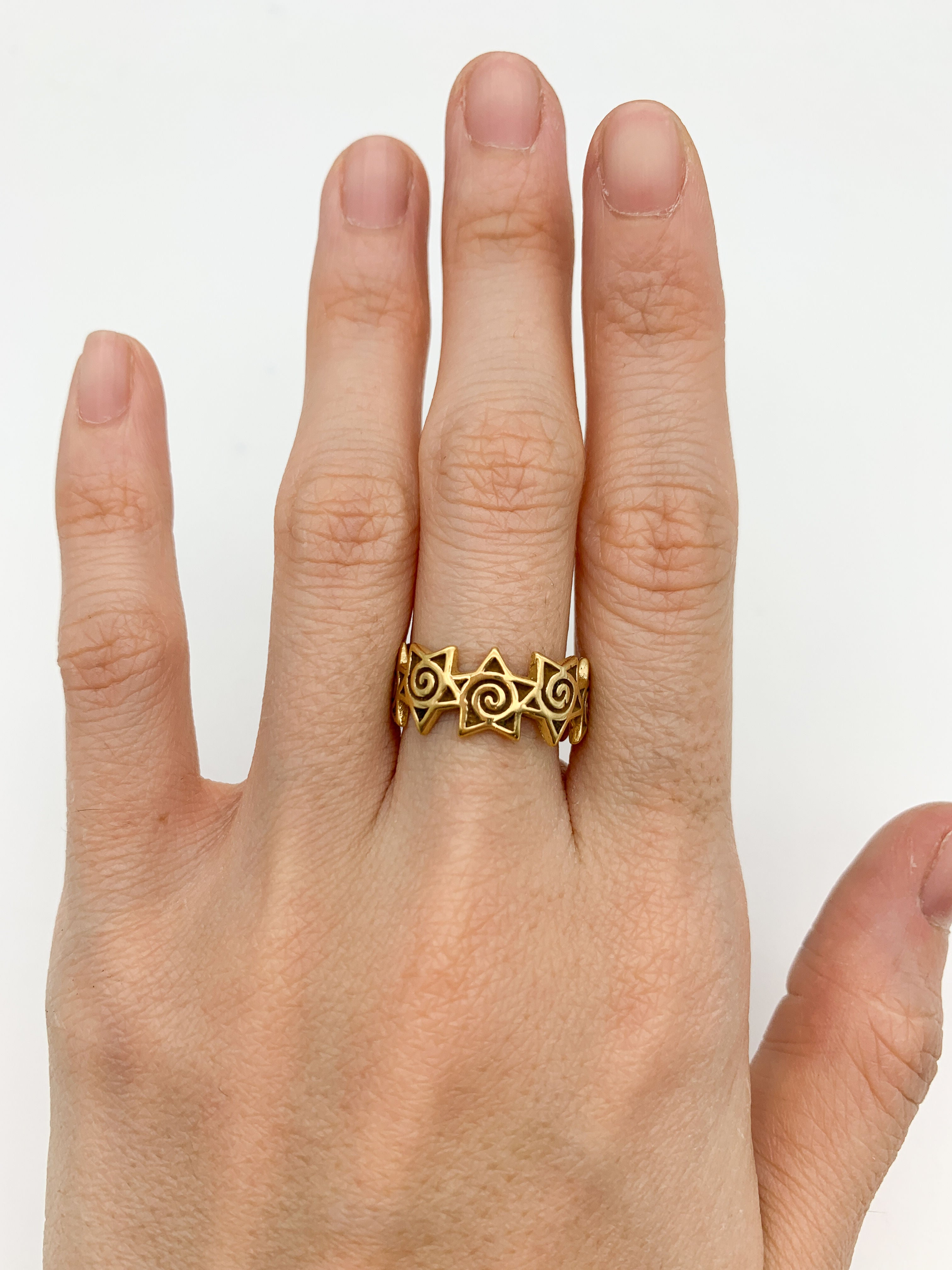 R68011040-R-0S: Gold Vermeil 18k