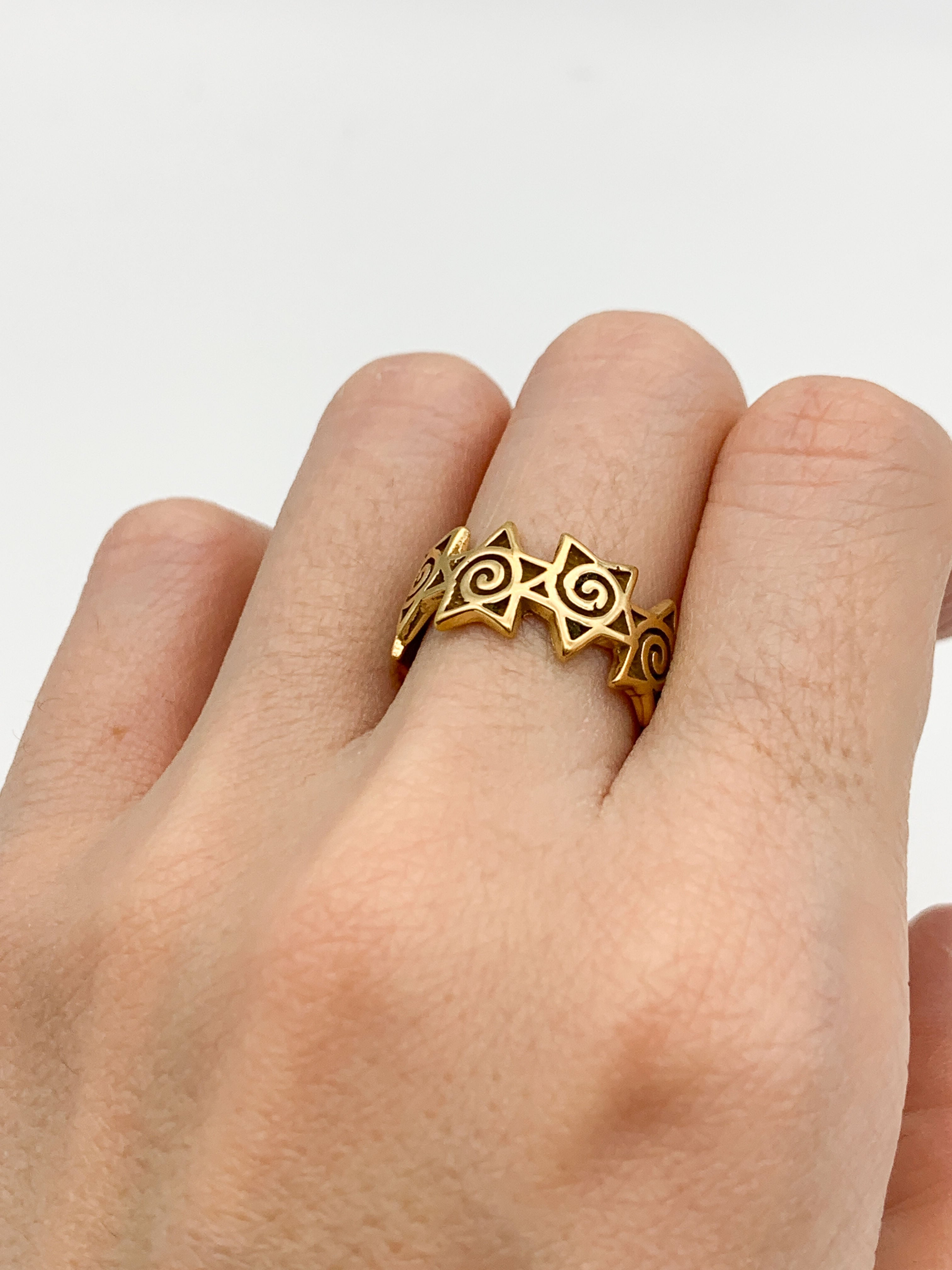 R68011040-R-0S: Gold Vermeil 18k