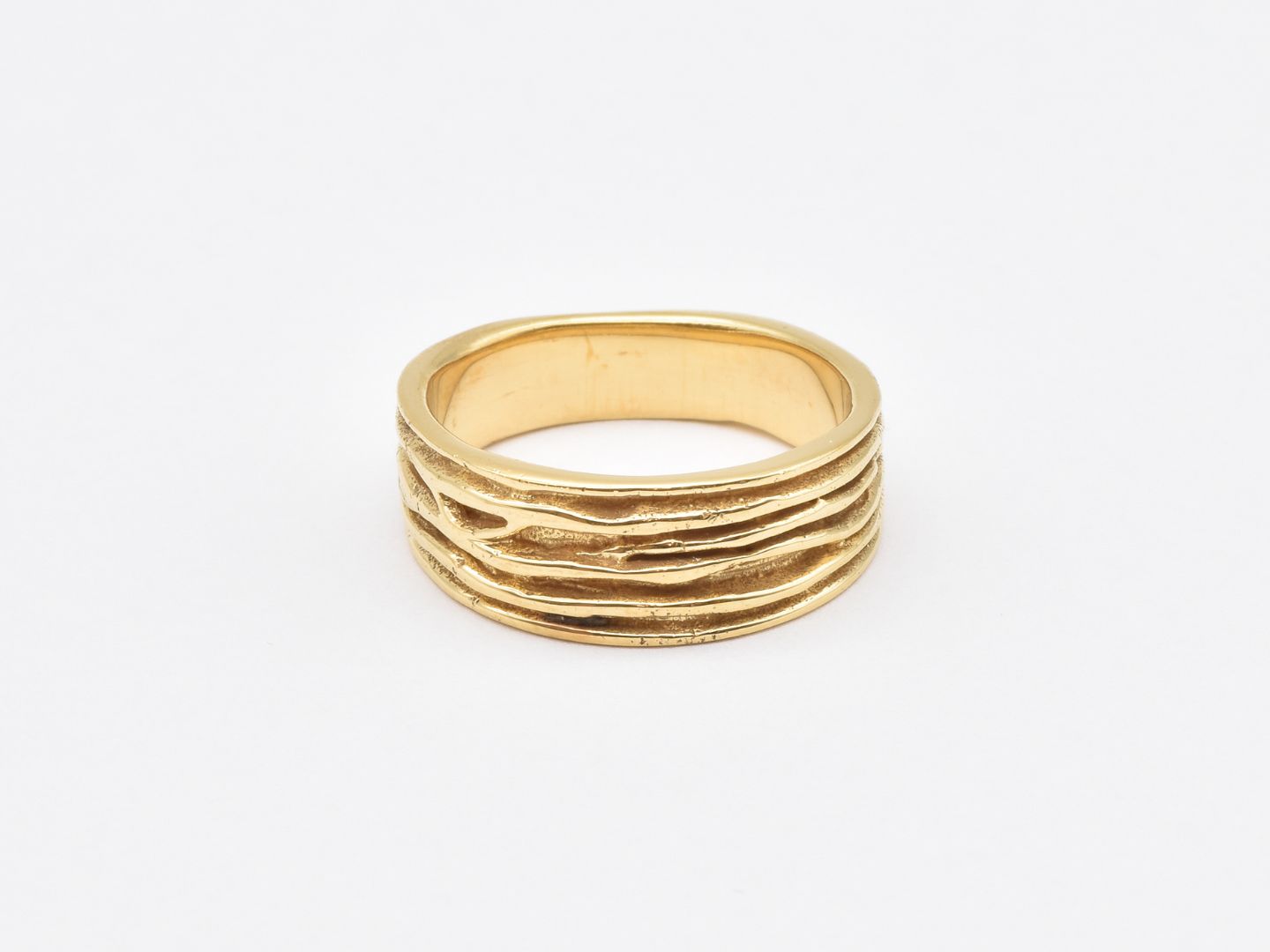 TE-132-R-0S: Gold Vermeil 18k
