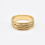 TE-132-R-0S: Gold Vermeil 18k