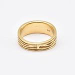 TE-132-R-0S: Gold Vermeil 18k