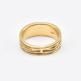 TE-132-R-0S: Gold Vermeil 18k