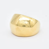 Wide Dome Ring - Chunky Silver Band, Statement Dome Band, Modern Dome Ring