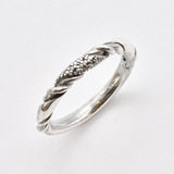Twisted Gold Band - Gold Swirl Ring, Everyday Gold Ring
