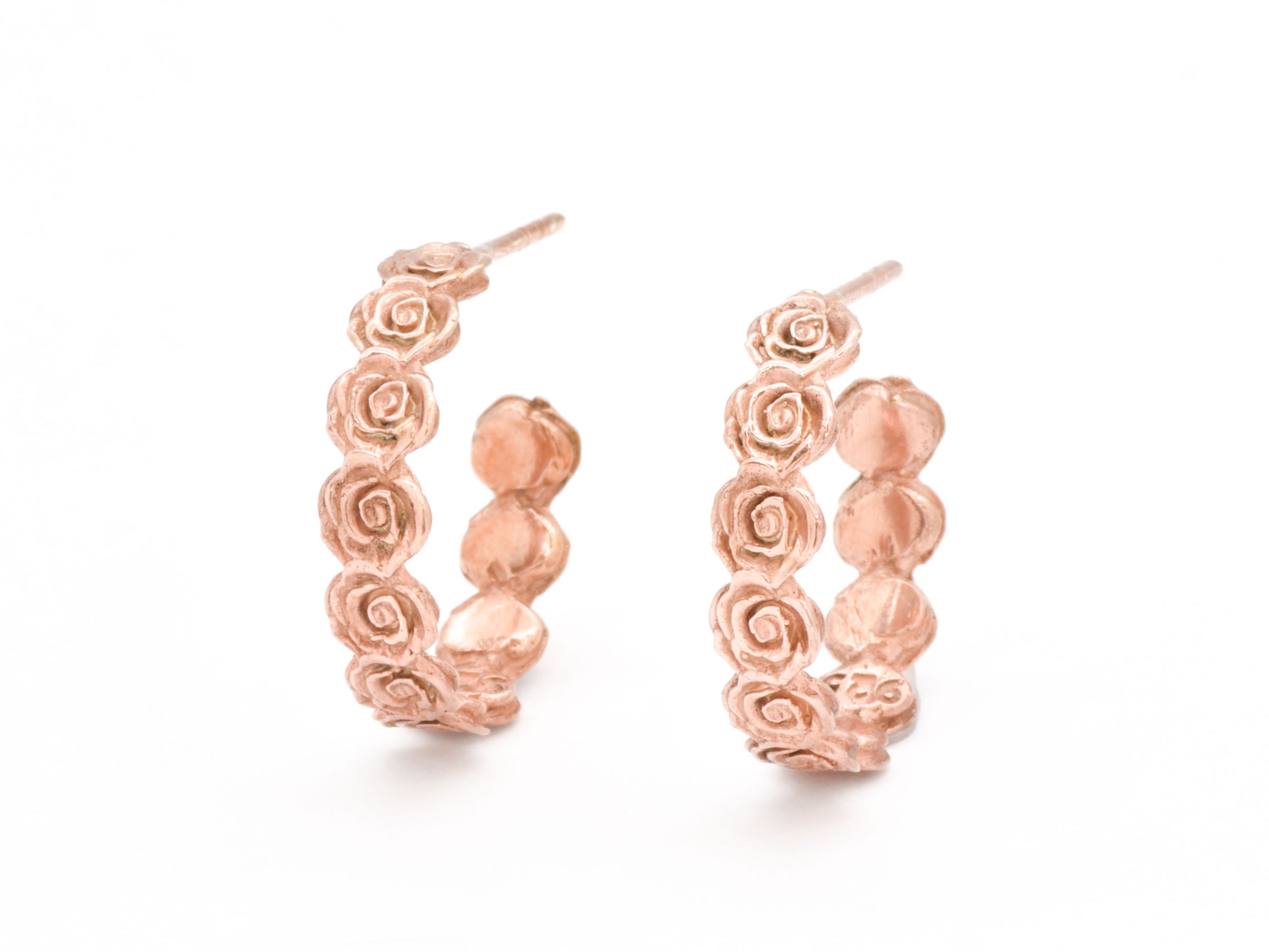 TE-083-E-0S: Rose Gold Vermeil