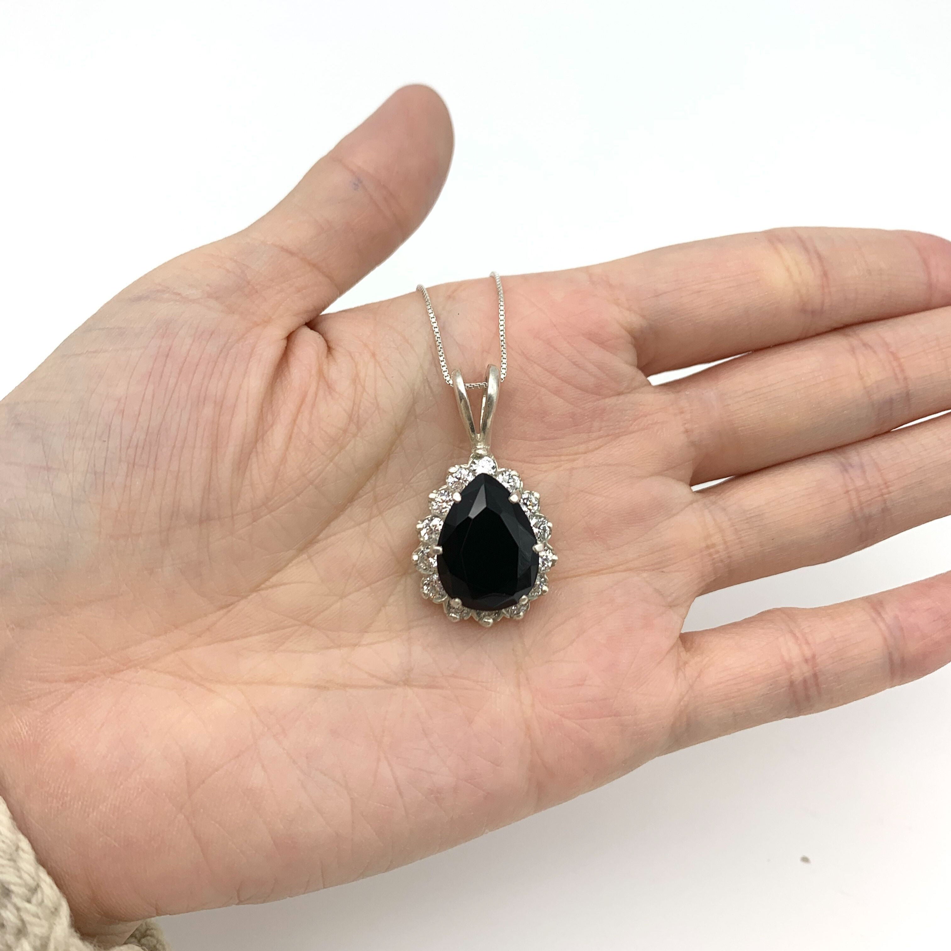 6025-P-nONY: Sterling Silver 925 Natural Onyx