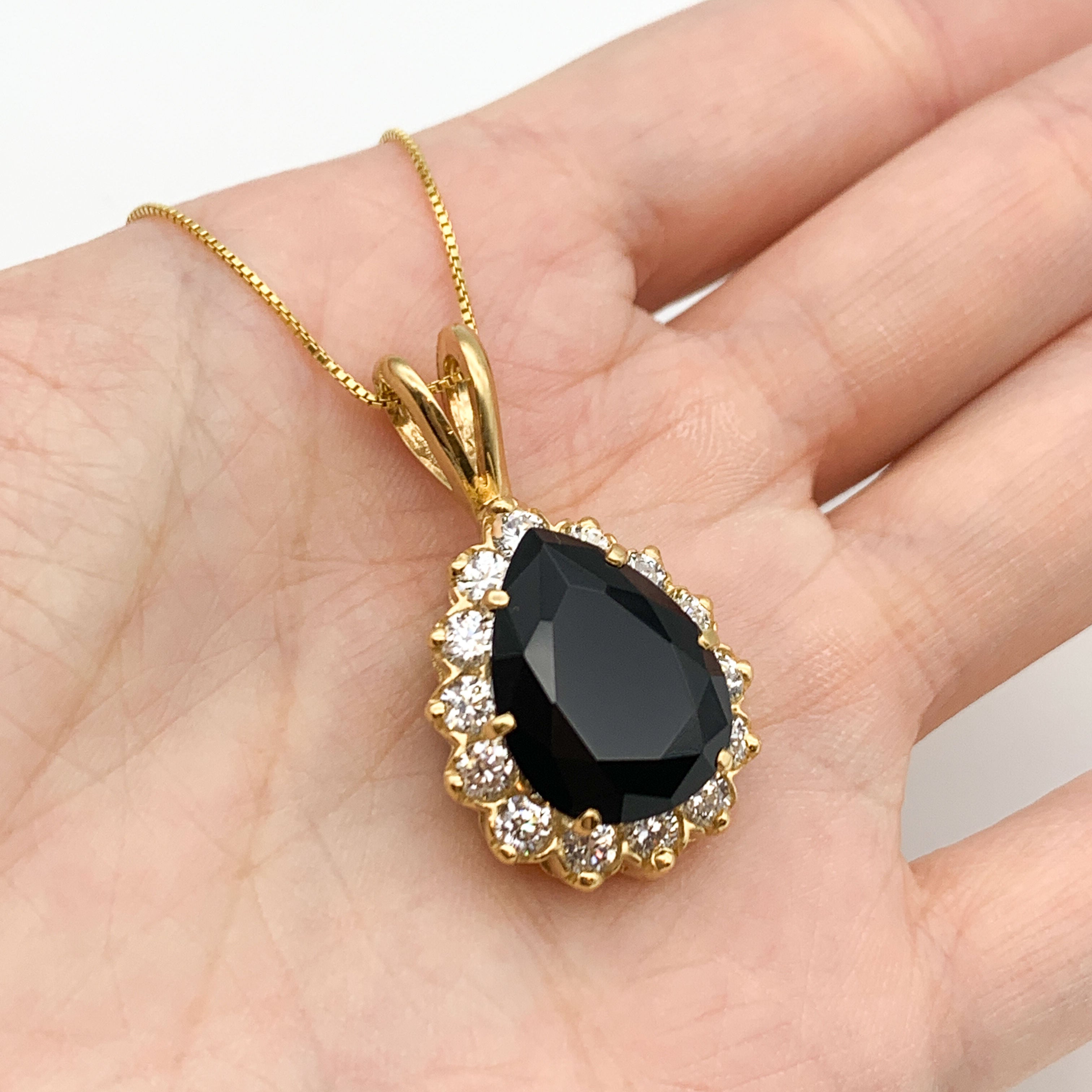 6025-P-nONY: Gold Vermeil 18k Natural Onyx