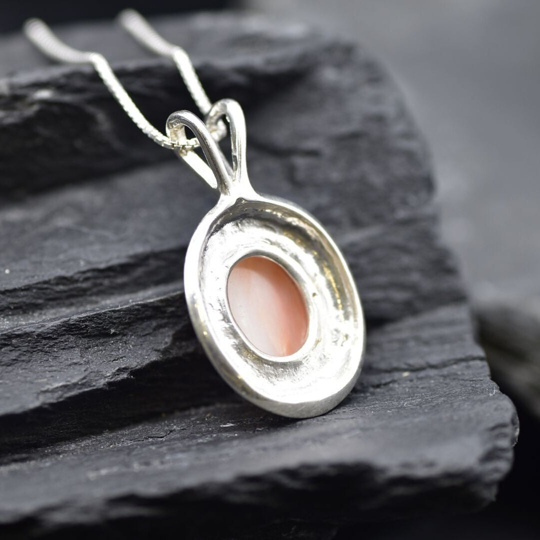 2901-P-nCOR: Sterling Silver 925 Natural Coral
