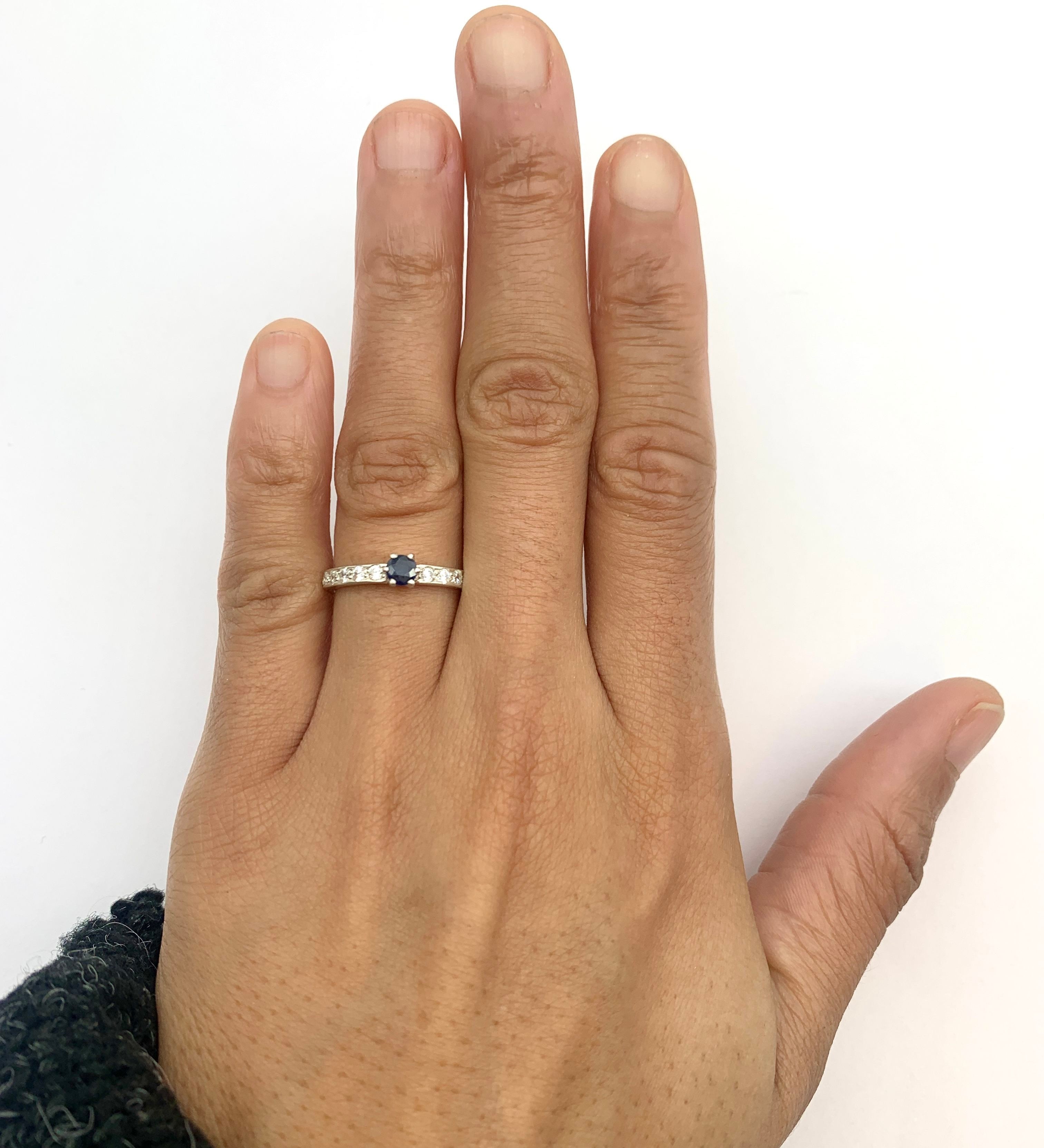 Elegant Blue Sapphire Ring in 925 Sterling Silver, perfect for daily wear, birthdays, and special celebrations.