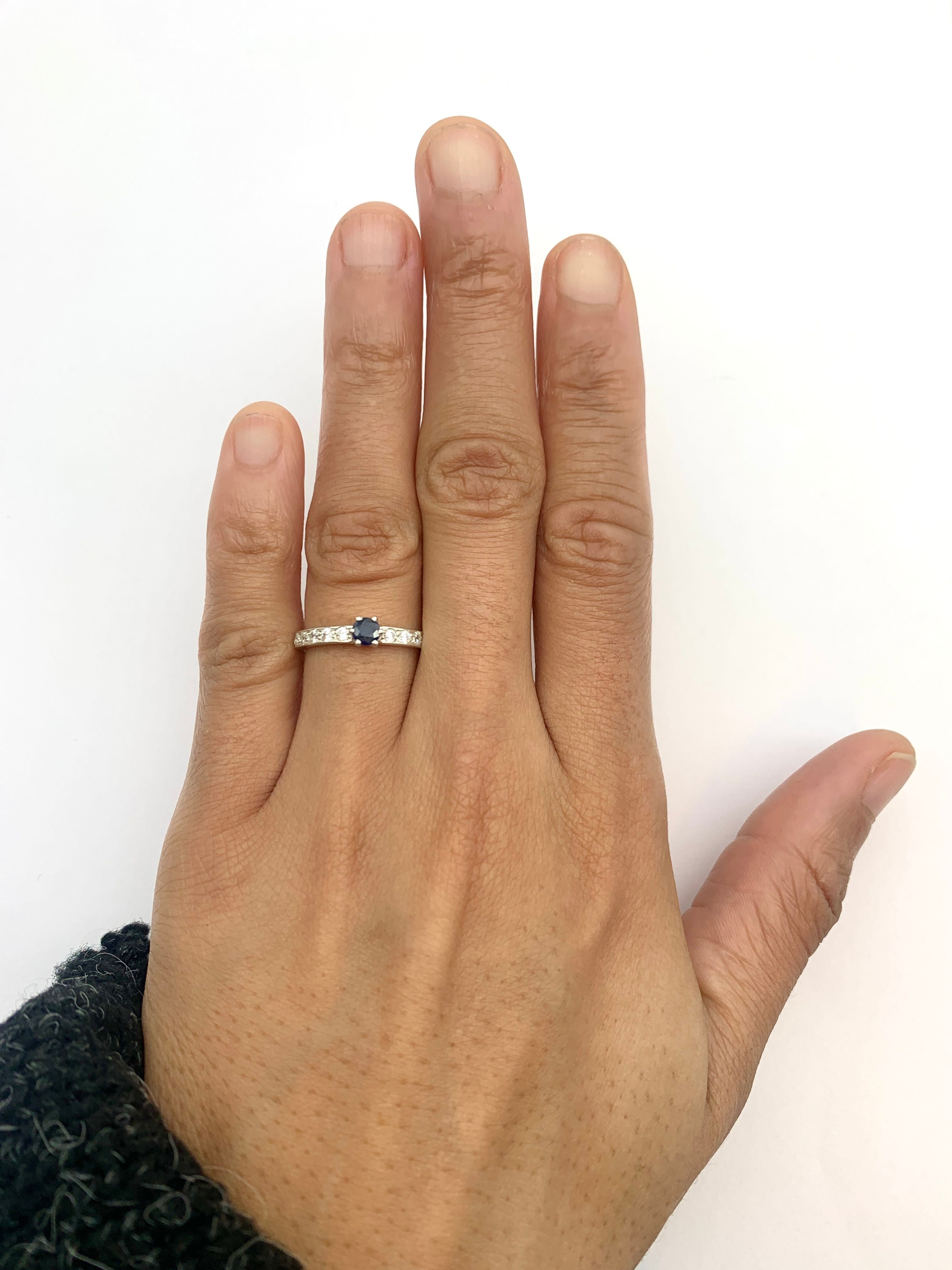 Elegant Blue Sapphire Ring in 925 Sterling Silver, perfect for daily wear, birthdays, and special celebrations.