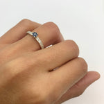 Beautiful Blue Sapphire Ring crafted in 925 Sterling Silver, a chic accessory for everyday use and special gifts.