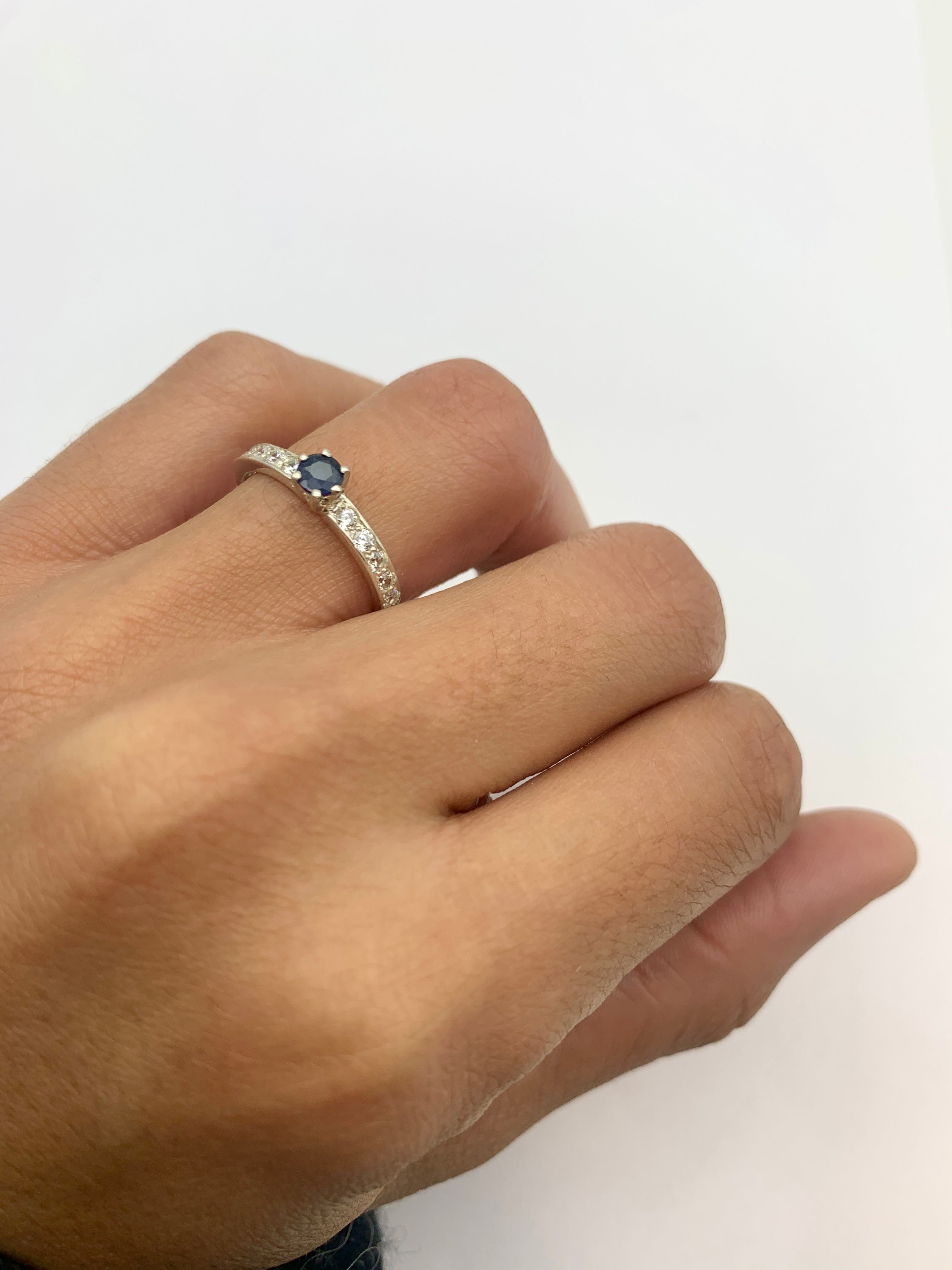 Beautiful Blue Sapphire Ring crafted in 925 Sterling Silver, a chic accessory for everyday use and special gifts.