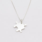 Gold Puzzle Necklace - Puzzle Piece Pendant - Friendship Necklace