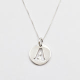 Gold Letter A Pendant - Personalized Necklace - Name Initial Pendant