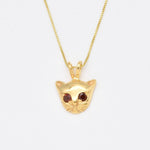 2947-P-nGAR: Gold Vermeil 18k Natural Garnet