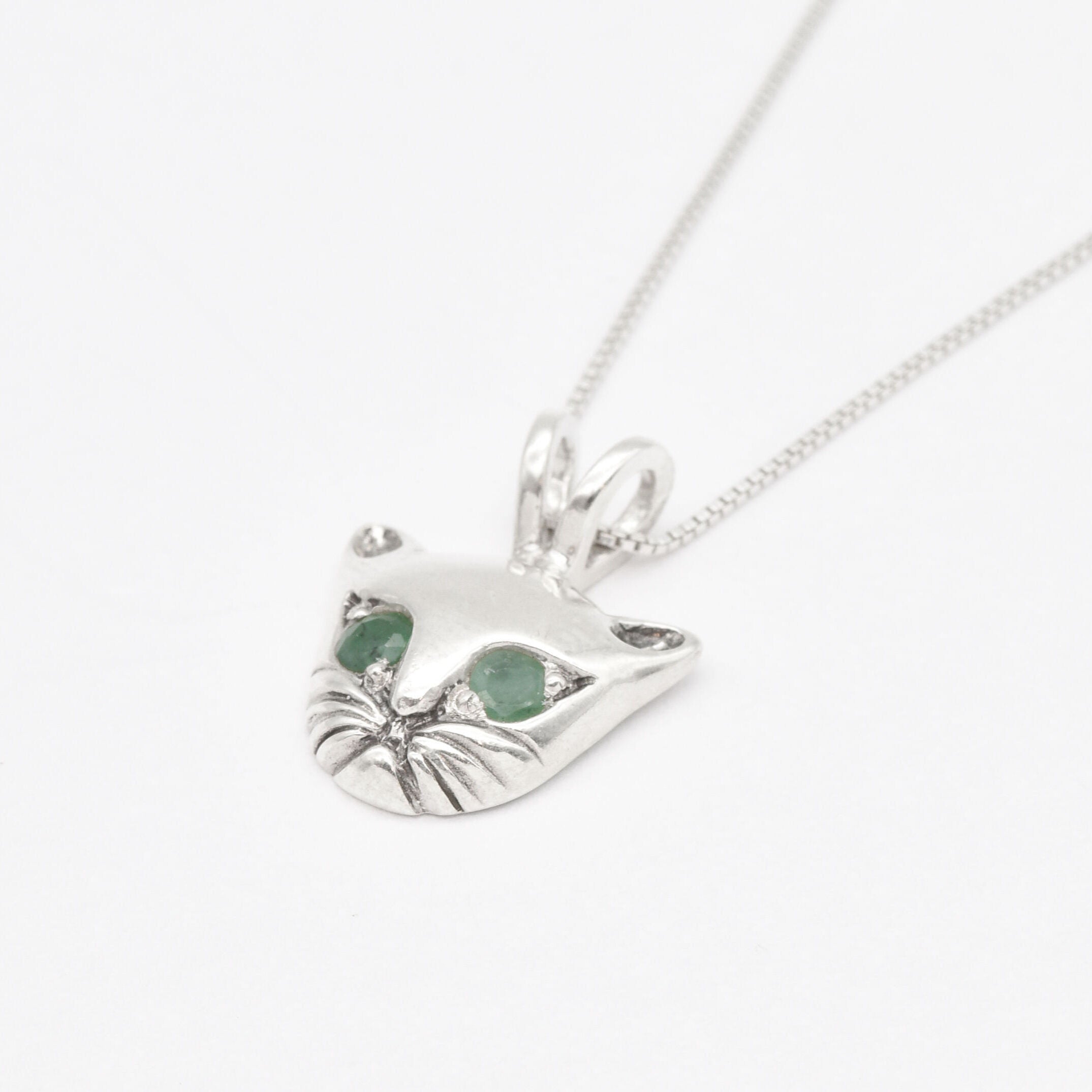 Stunning 925 Sterling Silver Pendant featuring a Natural Green Emerald, May Birthstone, perfect for daily wear and meaningful gifts.