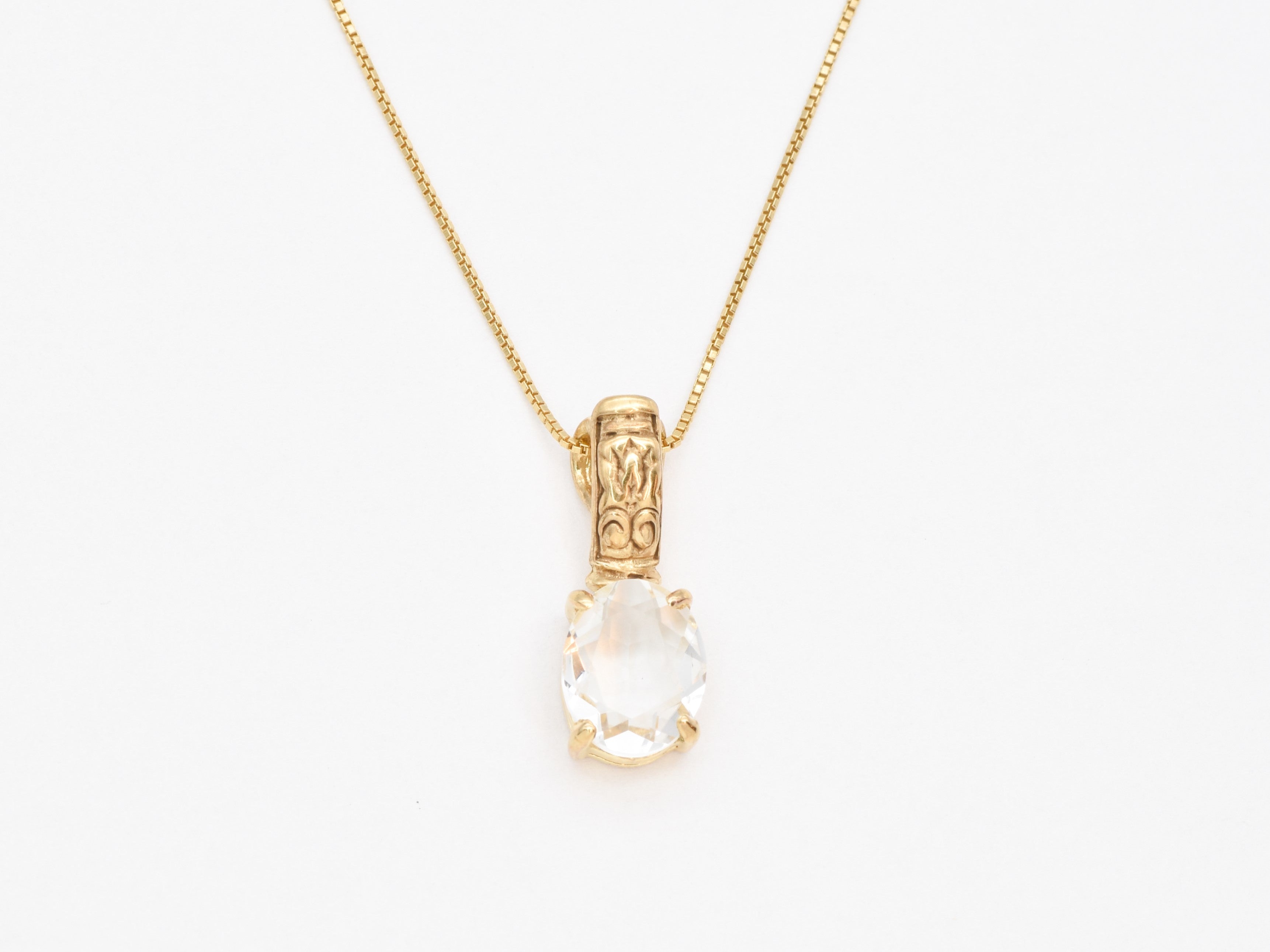 2804-P-nWHT: Gold Vermeil 18k