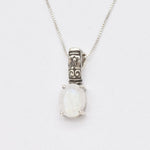 2804-P-nMOO: Sterling Silver 925 Natural Moonstone