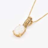 2804-P-nMOO: Gold Vermeil 18k Natural Moonstone