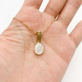 2804-P-nMOO: Gold Vermeil 18k Natural Moonstone