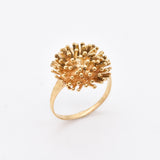 Spiky Silver Ring - Sear Urchin Ring - Hedgehog Ring