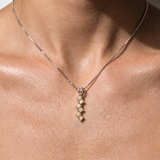 Fire Opal Pendant - Natural Ethiopian Opal - October Birthstone Necklace