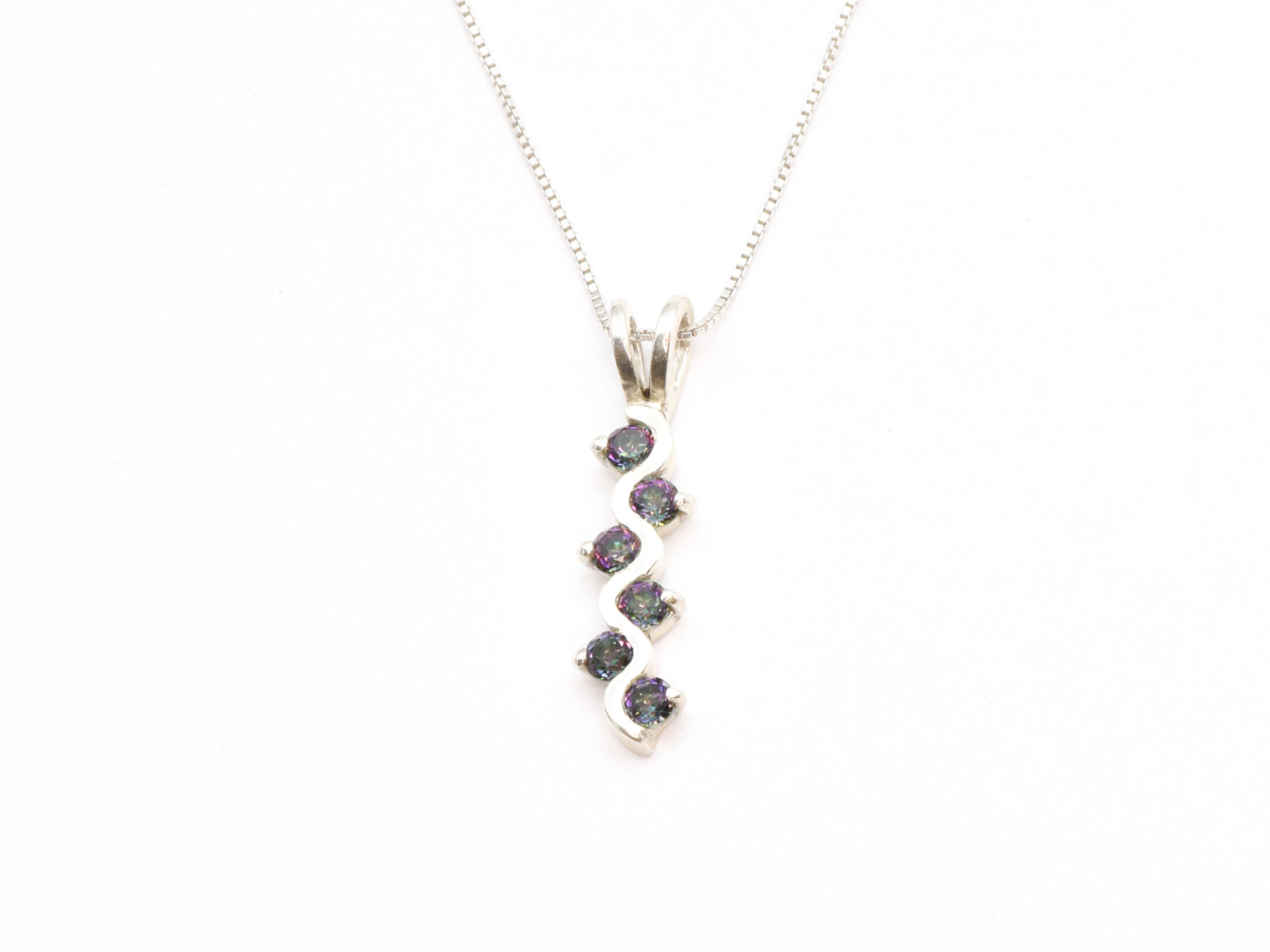 2403-P-nMYT: Sterling Silver 925 Natural Mystic Topaz