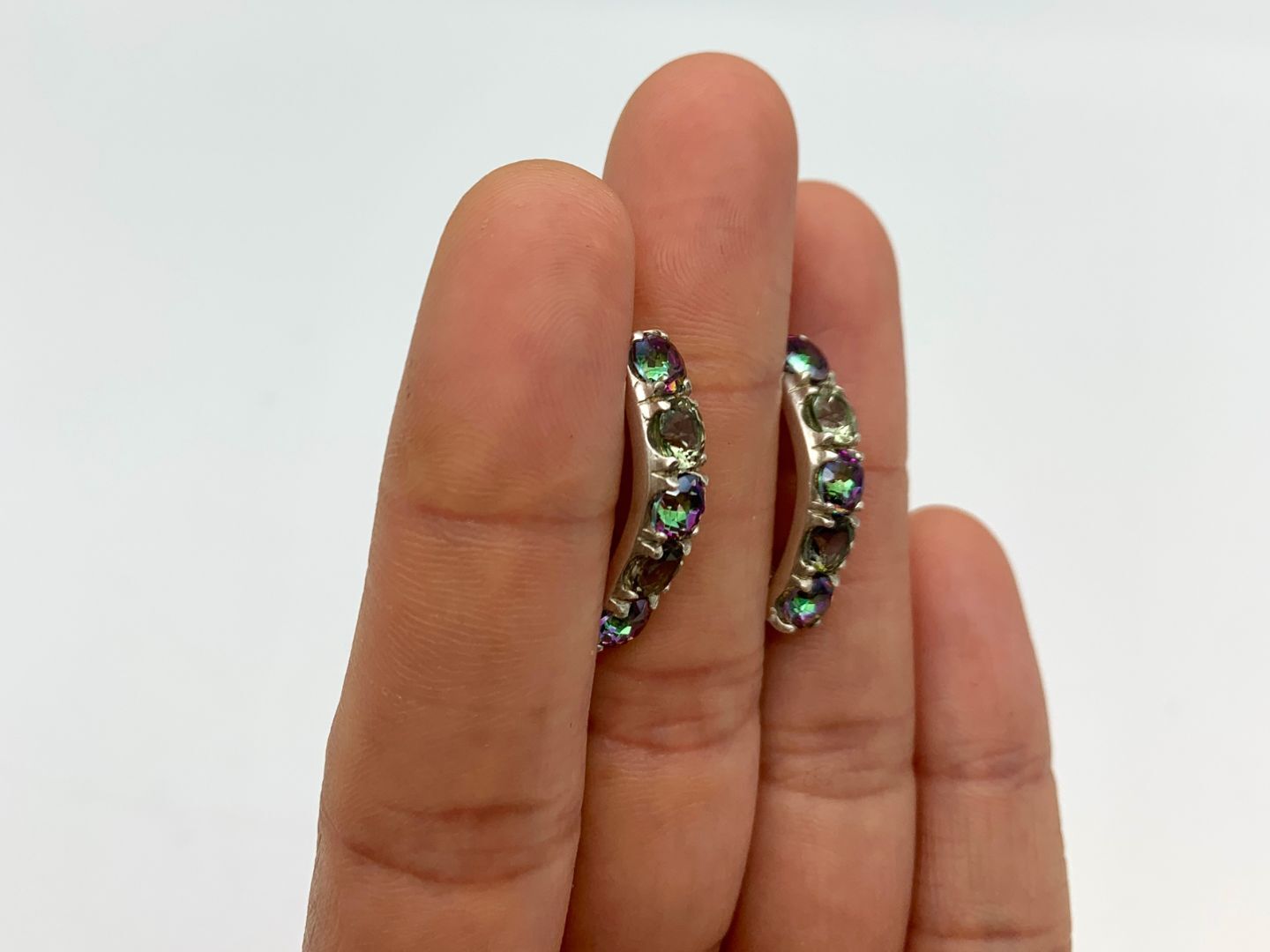 2577-E-cGD: Sterling Silver 925 Mystic Topaz