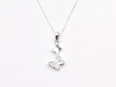 PG2035CZ-P-cCZZ: Sterling Silver 925 Created Diamond