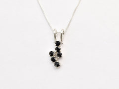2605-P-nONY: Sterling Silver 925 Natural Onyx