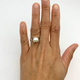 Pearl leaf Ring - Large Leaf  Ring - Statement Branch Ring