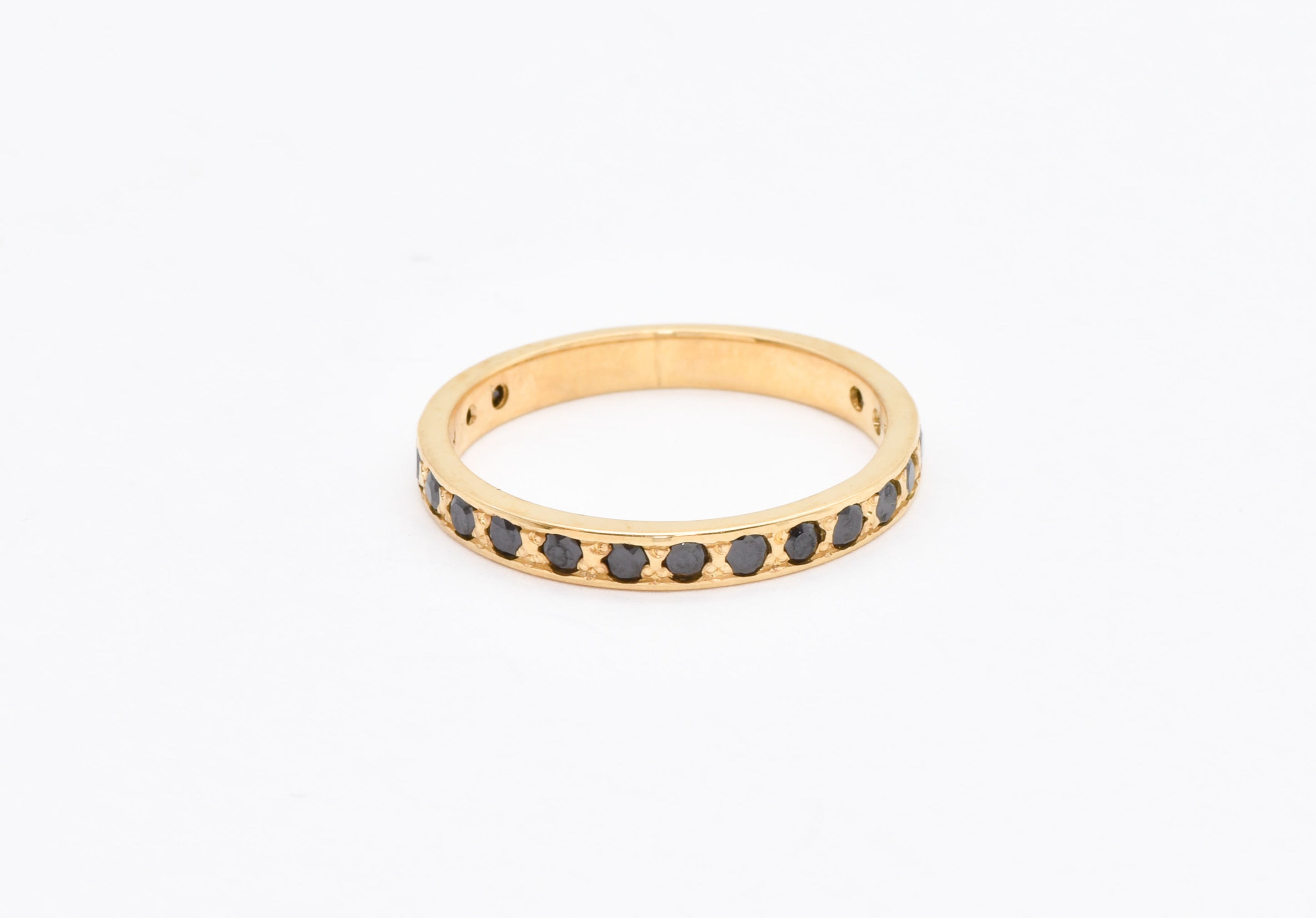 2430-R-nONY: Gold Vermeil 18k Natural Onyx