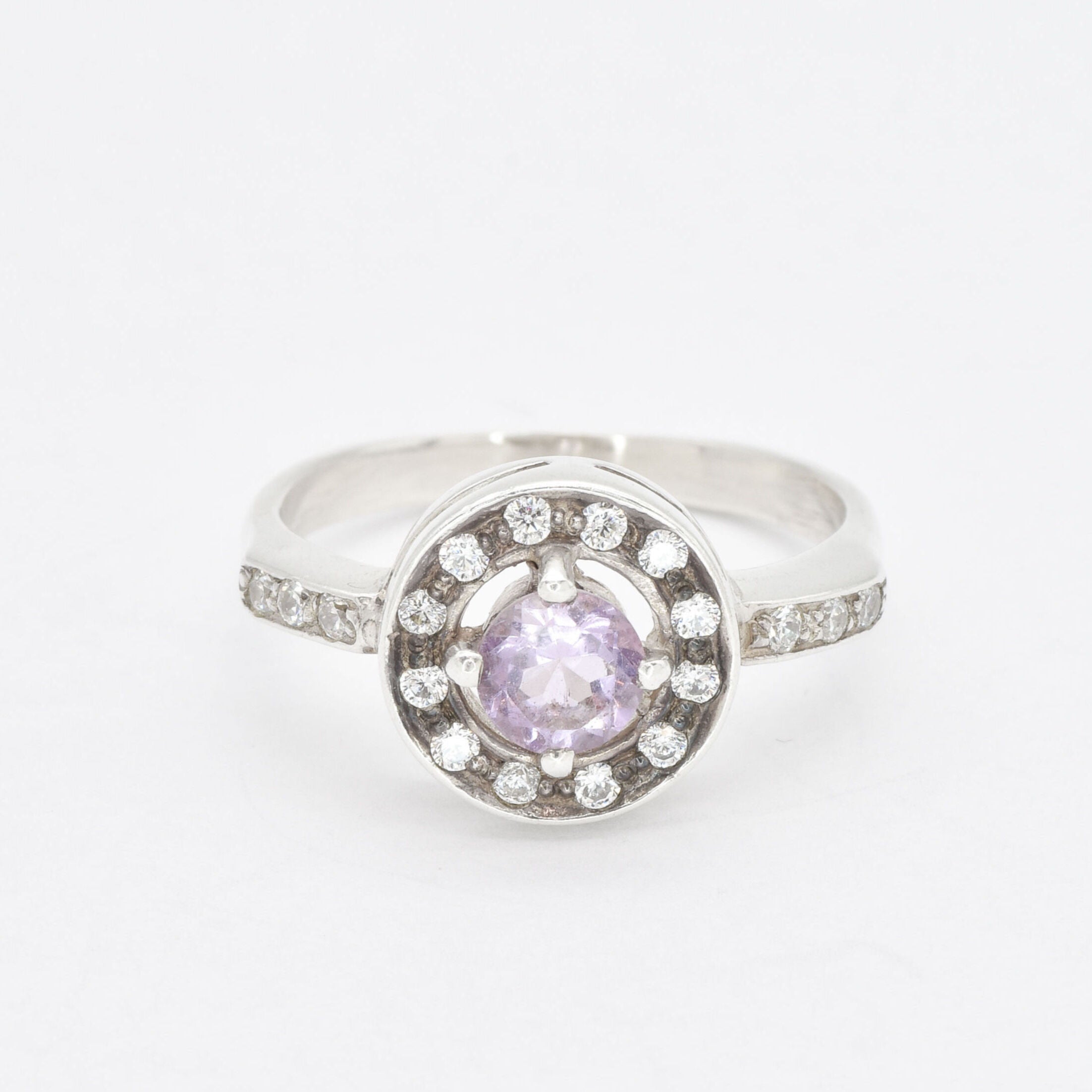 2429-R-nAME: Sterling Silver 925 Natural Amethyst