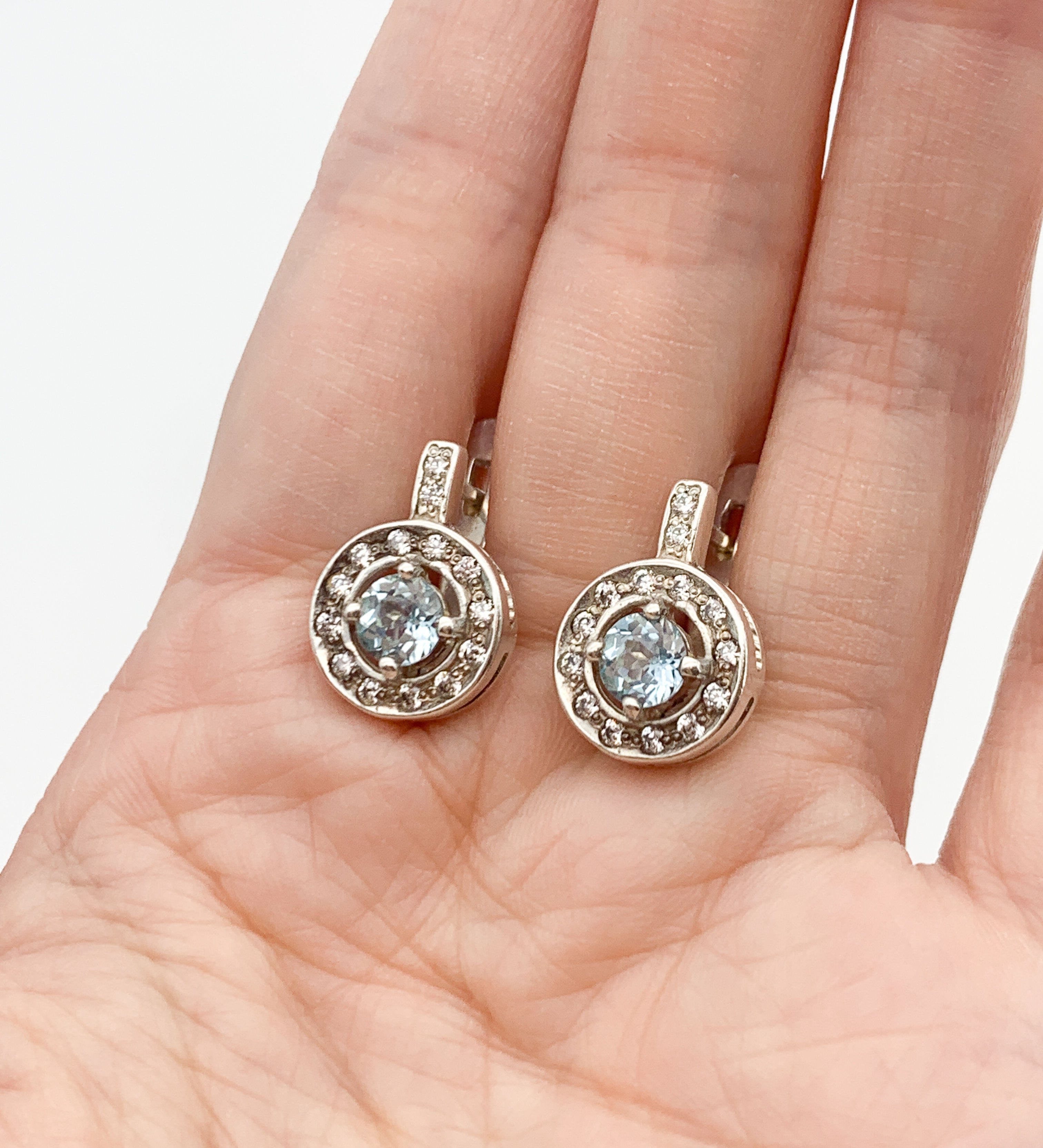 2429-E-nBTP: Sterling Silver 925 Natural Blue Topaz