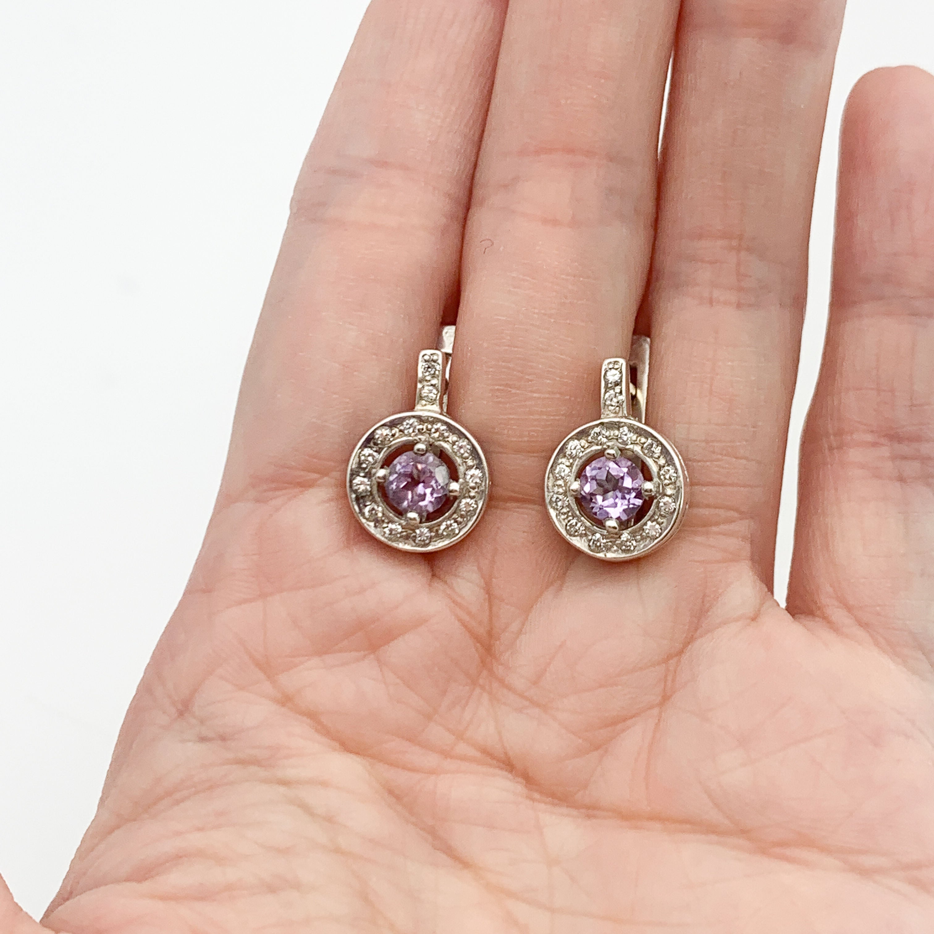 2429-E-nAME: Sterling Silver 925 Natural Amethyst