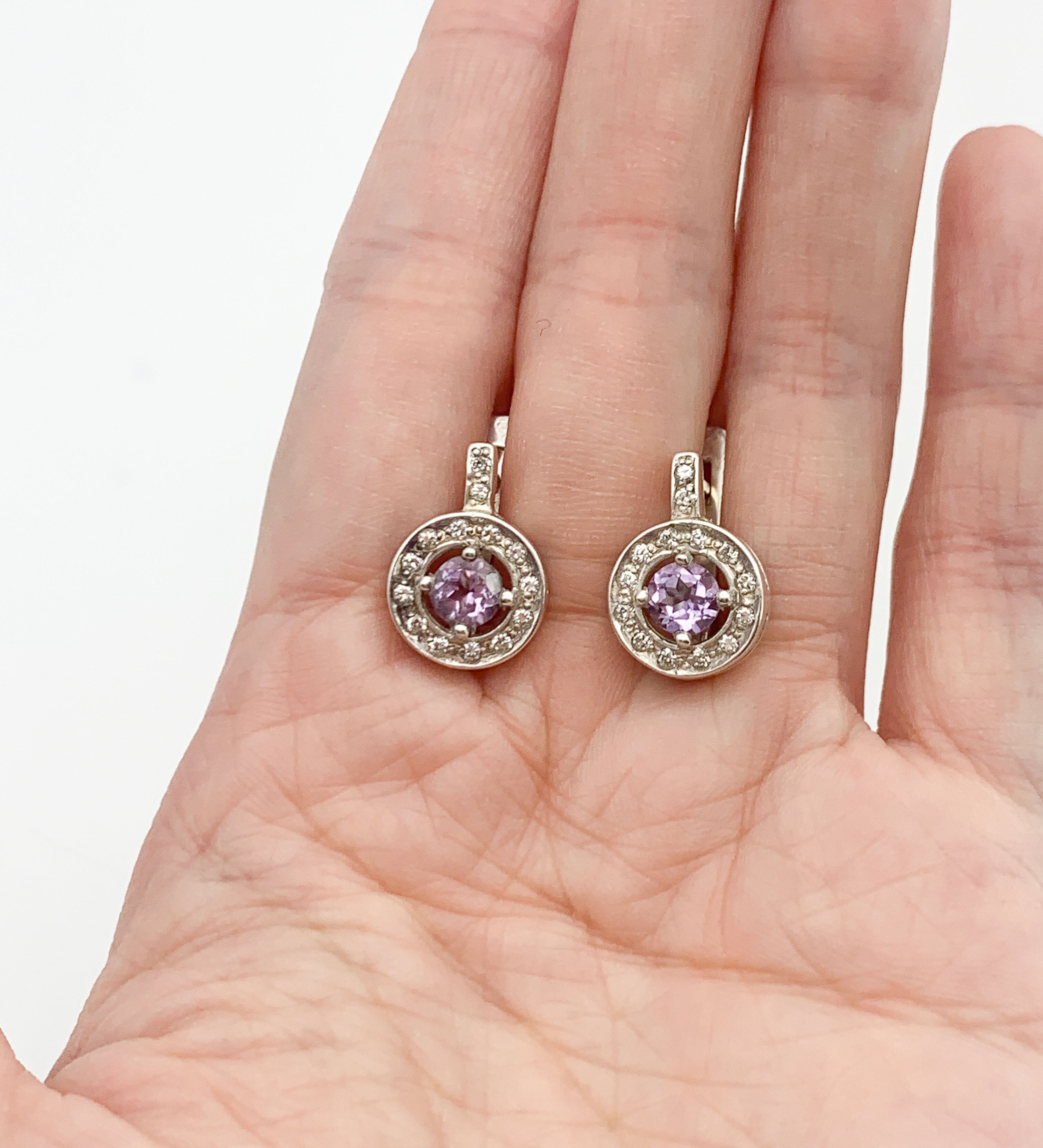 2429-E-nAME: Sterling Silver 925 Natural Amethyst