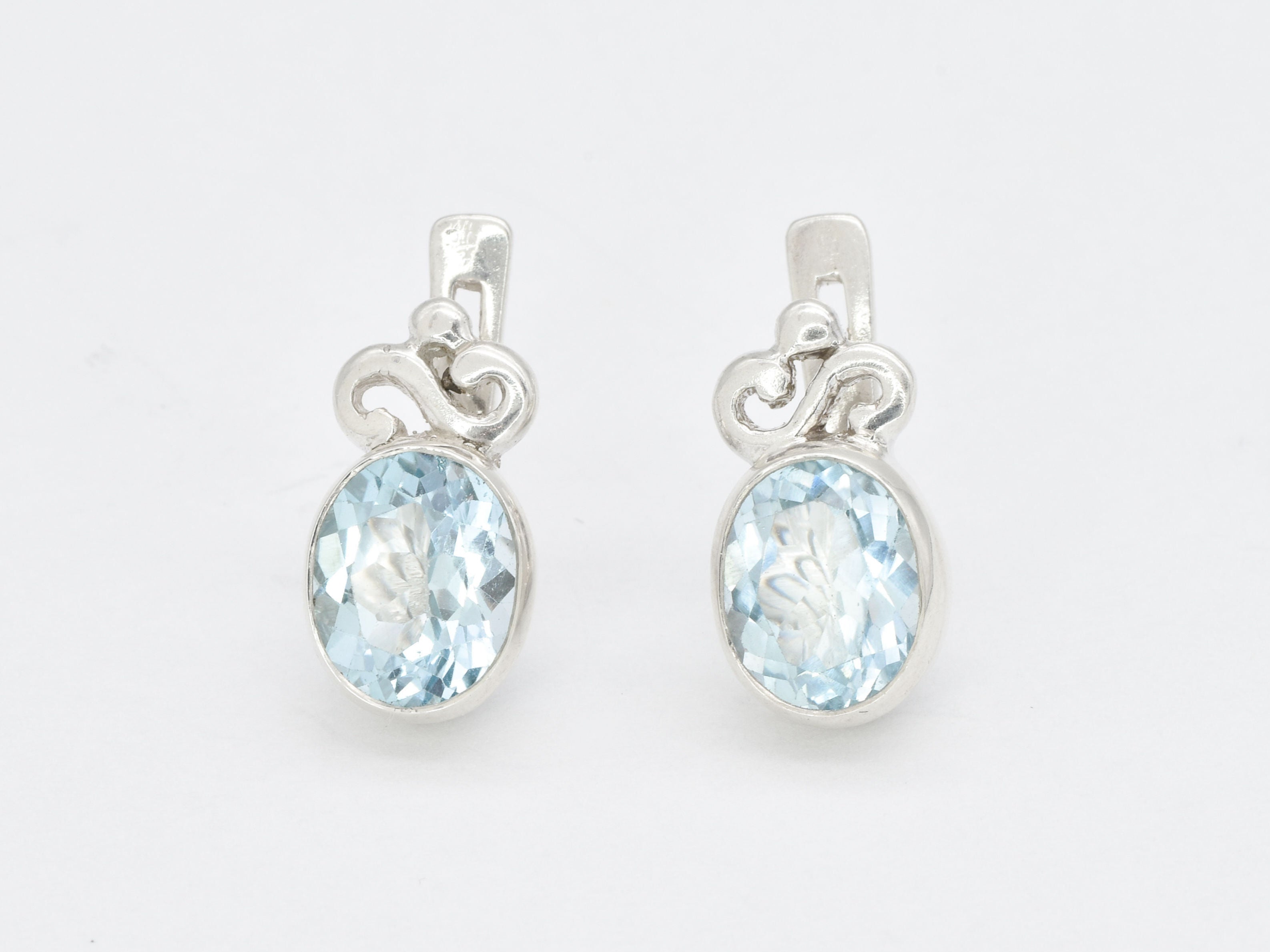 2275-E-nBTP: Sterling Silver 925 Natural Blue Topaz