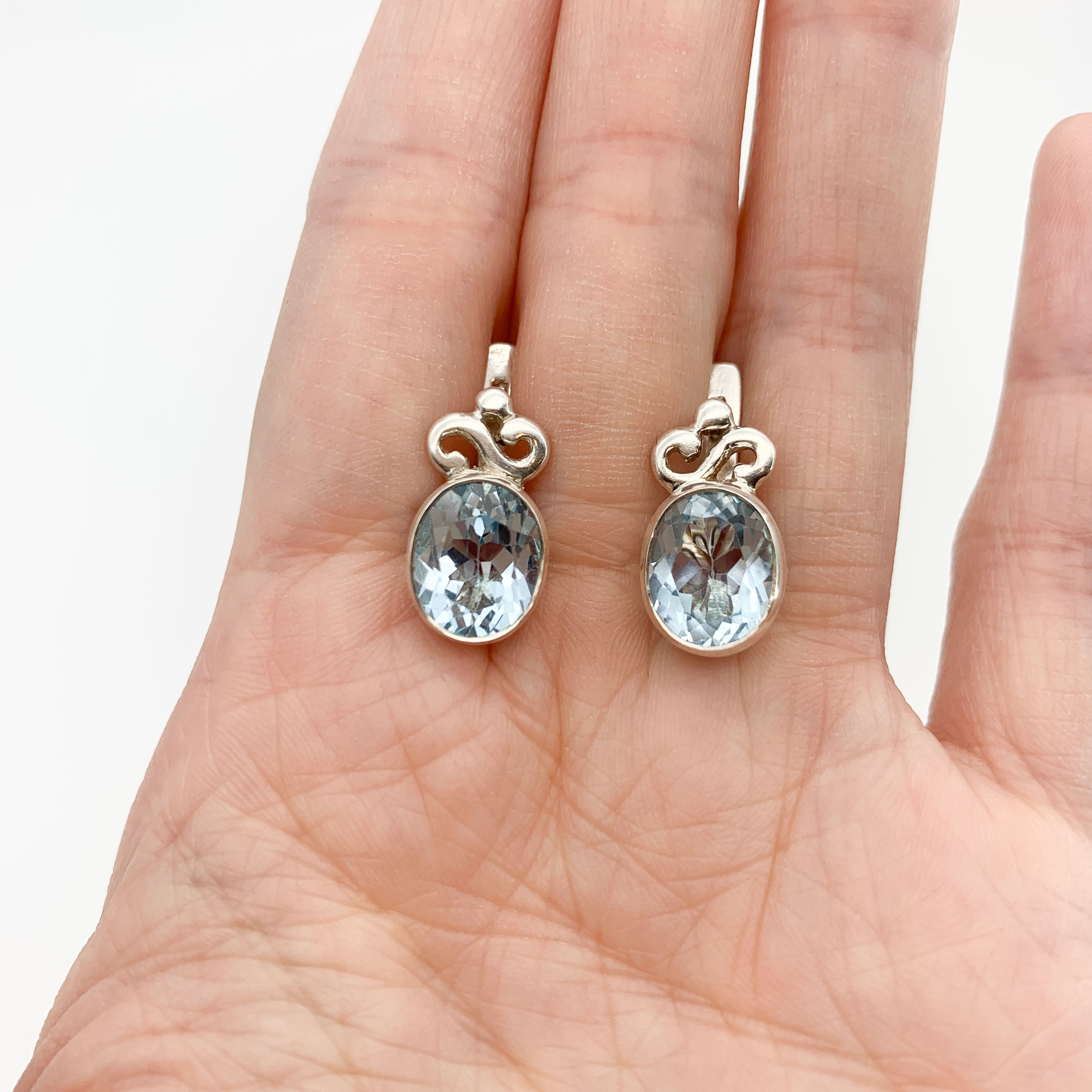 2275-E-nBTP: Sterling Silver 925 Natural Blue Topaz