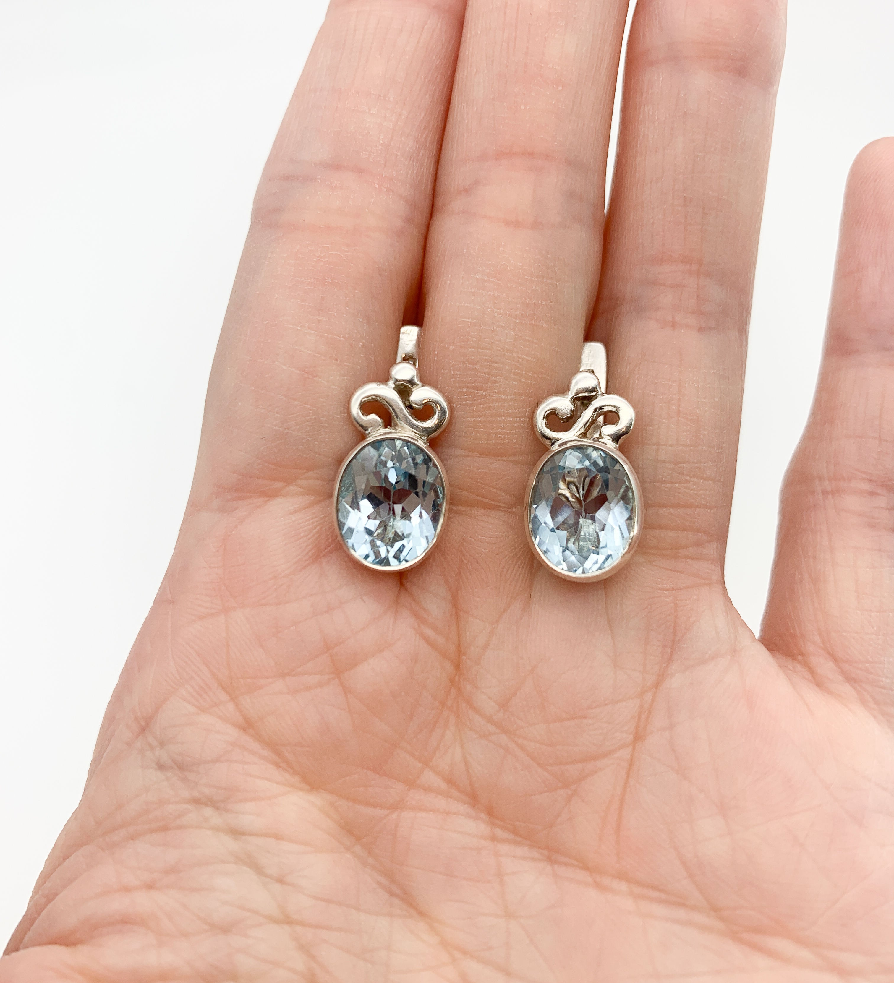 2275-E-nBTP: Sterling Silver 925 Natural Blue Topaz