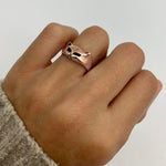 TE-137-R-0S: Rose Gold Vermeil