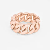 Chunky Chain Ring - Silver Chain Ring - Heavy Chain Band