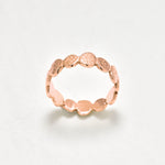 Gold Hammered Ring, Bubble Band, Wide Bubble Ring, Boho Band, Stackable Ring, Bohemian Ring, Everyday Ring, Sturdy Band, 18k Gold Vermeil