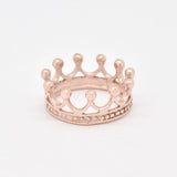 Silver Crown Ring - Princess Ring - Silver Queen Ring