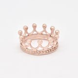 Gold Crown Ring, Gold Tiara Ring, Gold Princess Ring, Queen Ring, King Ring, Handmade Crown Ring, Crown Ring, Tiara Ring, Gold Vermeil Ring
